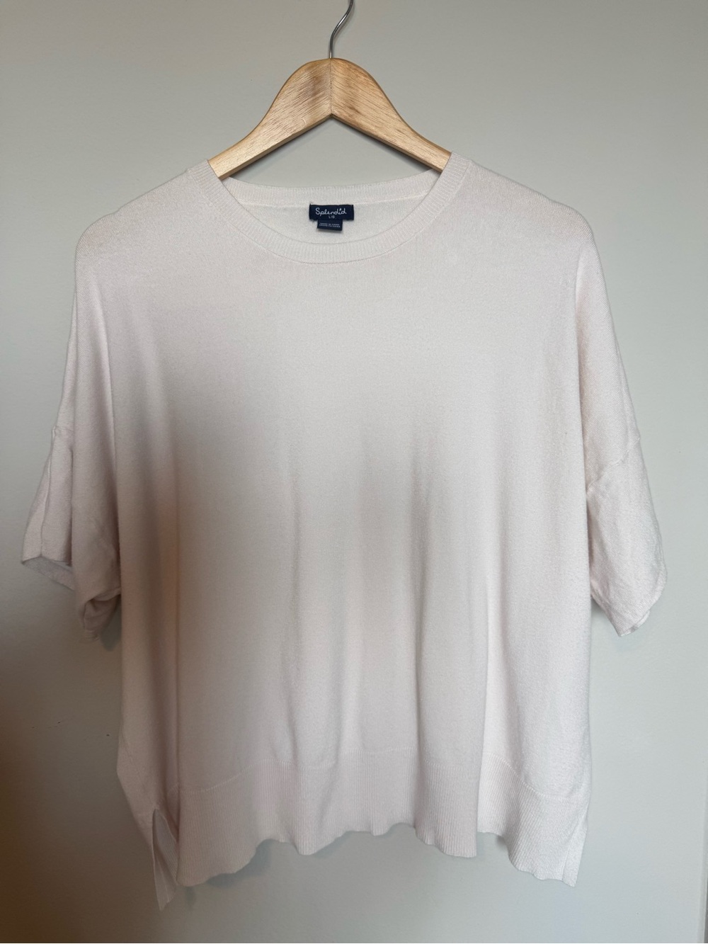 Splendid | Short Sleeve Sweater in White